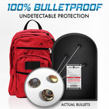 11" X 14" Round Top Ballistic Shield Backpack Insert IIIA